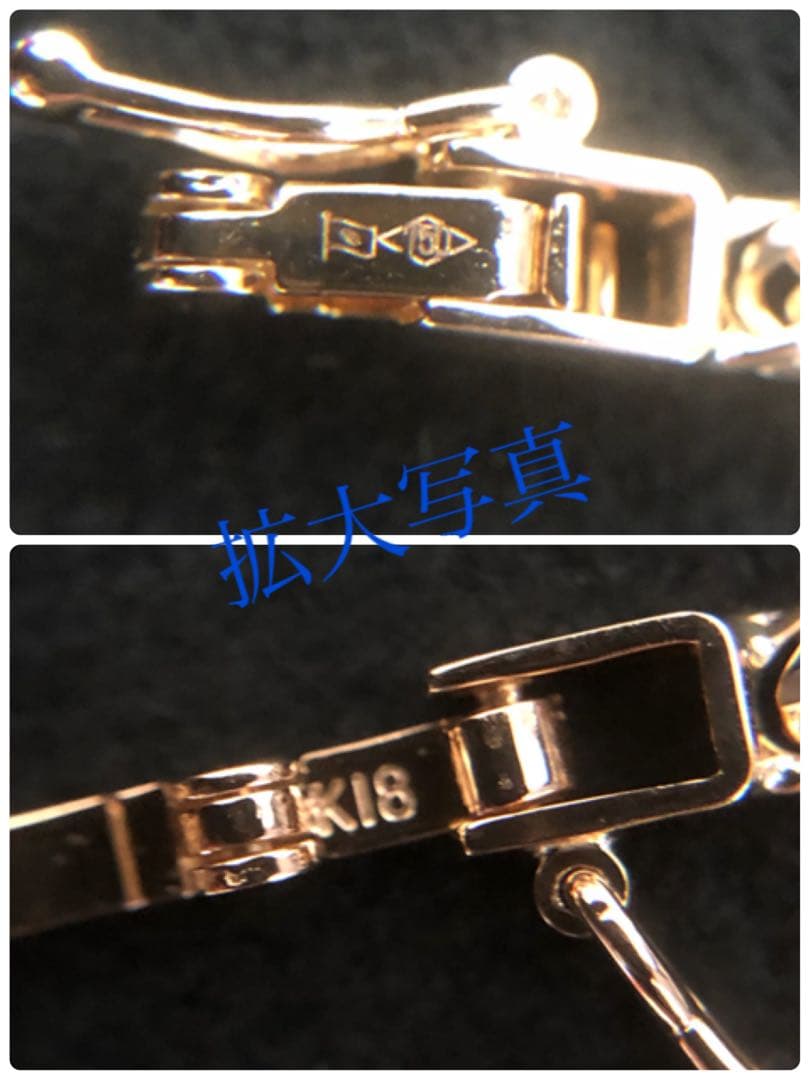 K18喜平アンクレット 12面トリプルカット❗️ケース無し価格