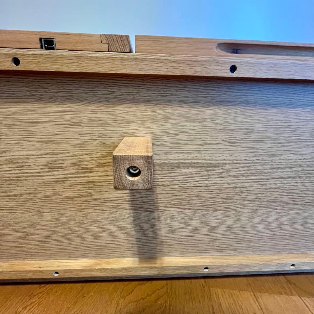 無印良品 オーク材 AVボード テレビ台 幅110cm 引き出し付き ナチュラル