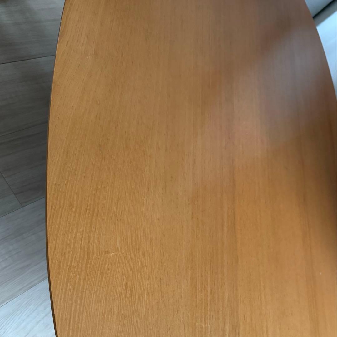 無印良品　楕円形こたつ タモ材