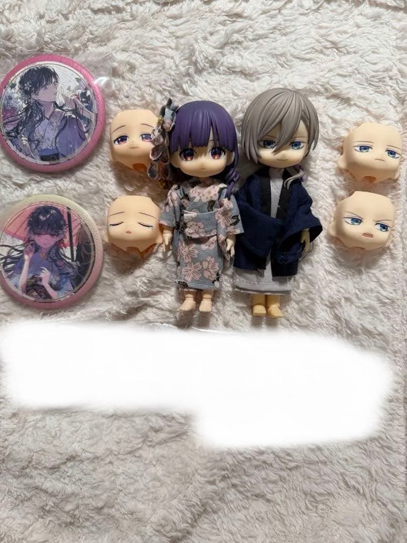 ねんどろいど わたしの幸せな結婚 斎森美世　久堂清霞 缶バッジ　まとめて売り