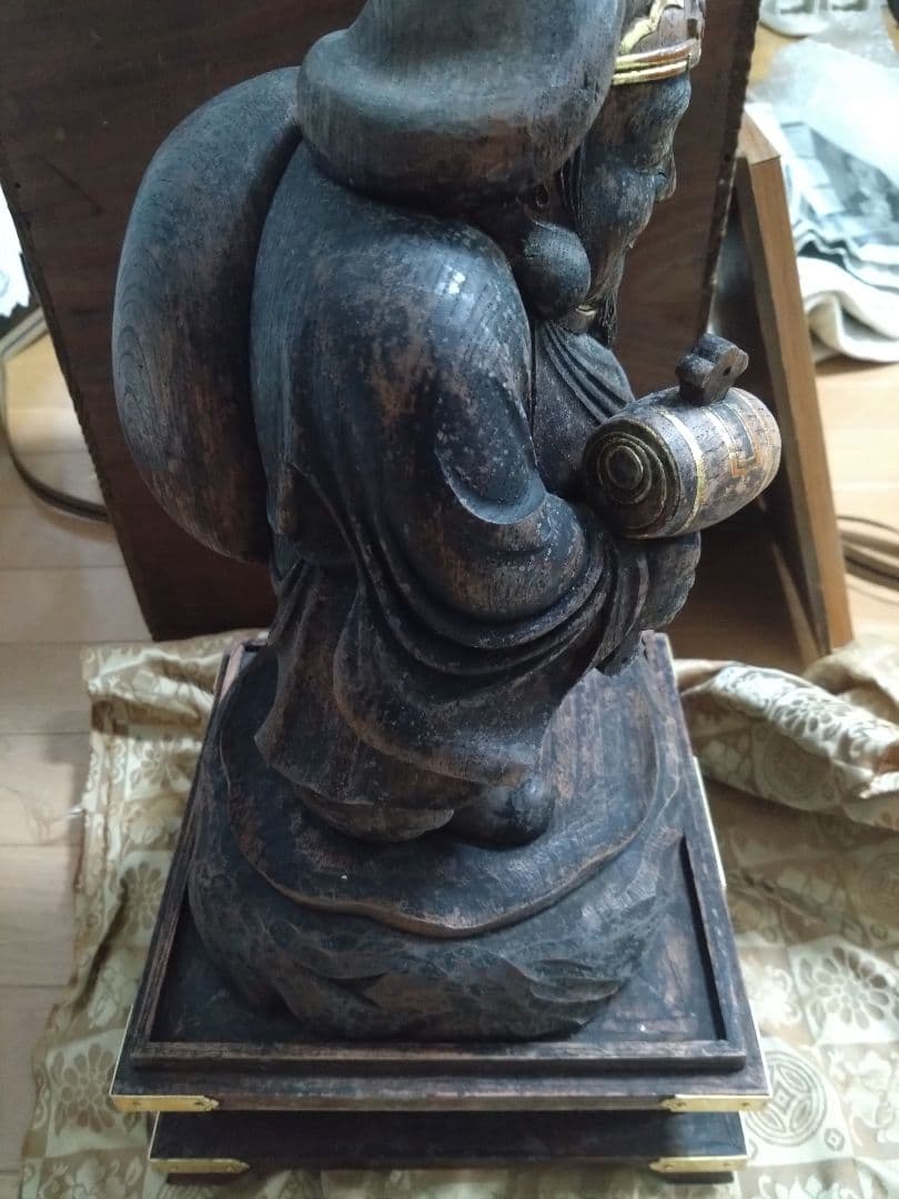 高村光雲儀刀木彫り大黒天/大正~昭和期頃