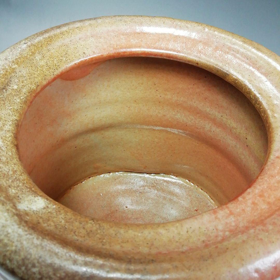 Ｓ４６５　水指　『備前志野水指』『藤原恭助作』　共箱　茶道具