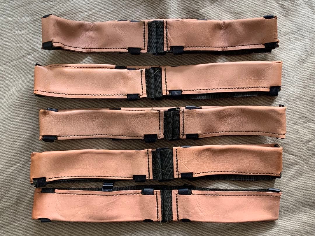 アメリカ軍 水筒カバー ヘルメットライナー用バンド×5本 まとめて デッド
