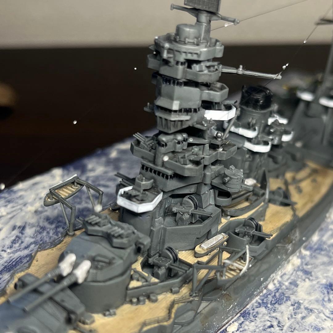 1/700 日本海軍　航空戦艦伊勢　ジオラマ