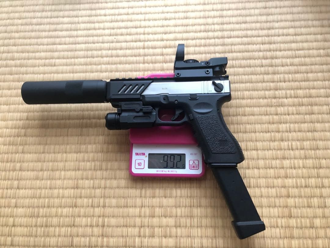 サプレッサー付き電動ガン