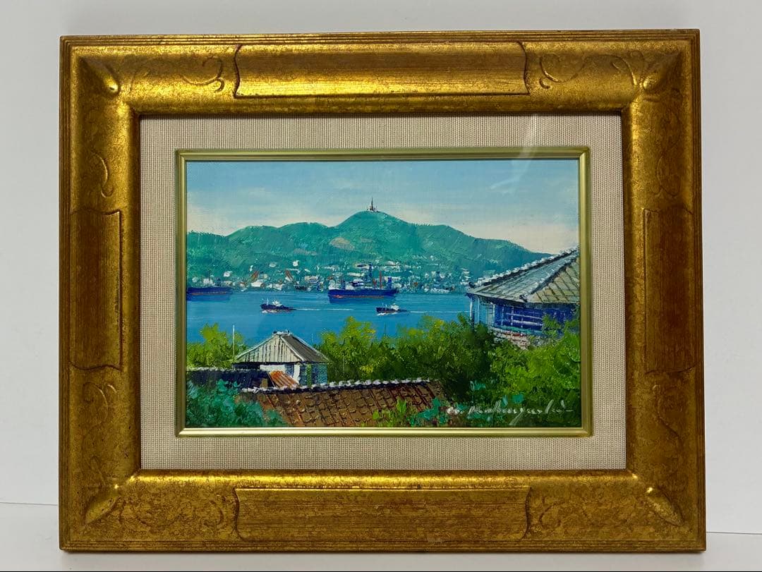 小林幸三　長崎風景　油彩　SM サイズ