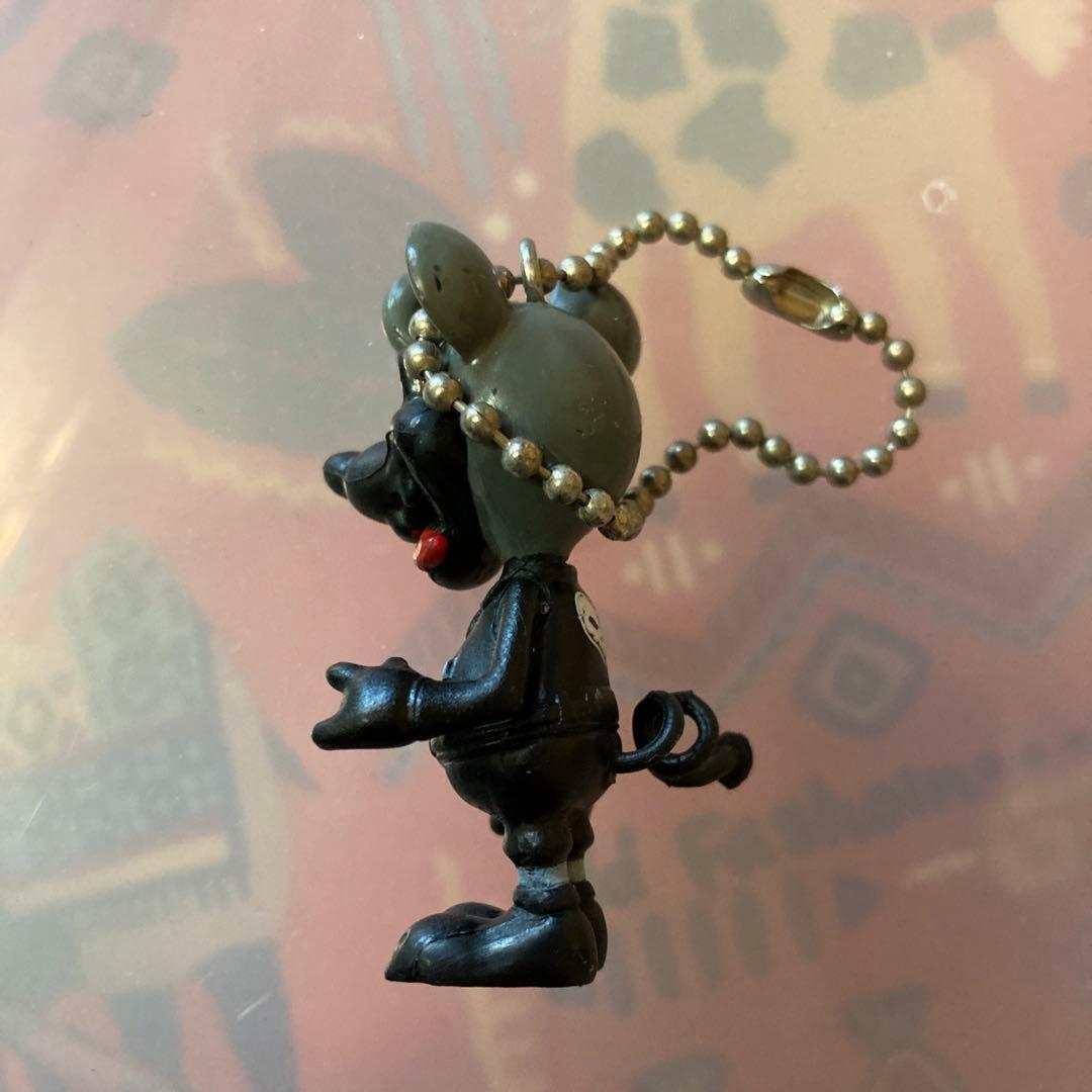 キーホルダー　デビルミッキーマウス　レア　ディズニー　ハート　スカル　ライダース