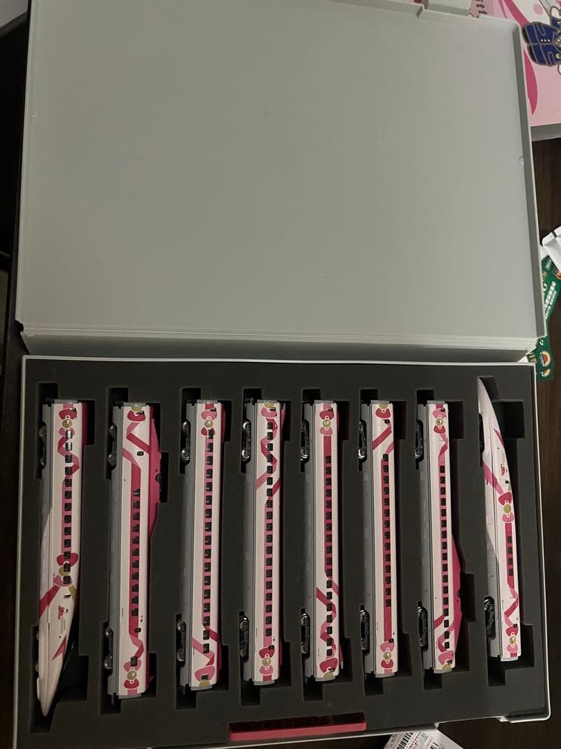 室内灯入りTOMIX500系ハローキティ