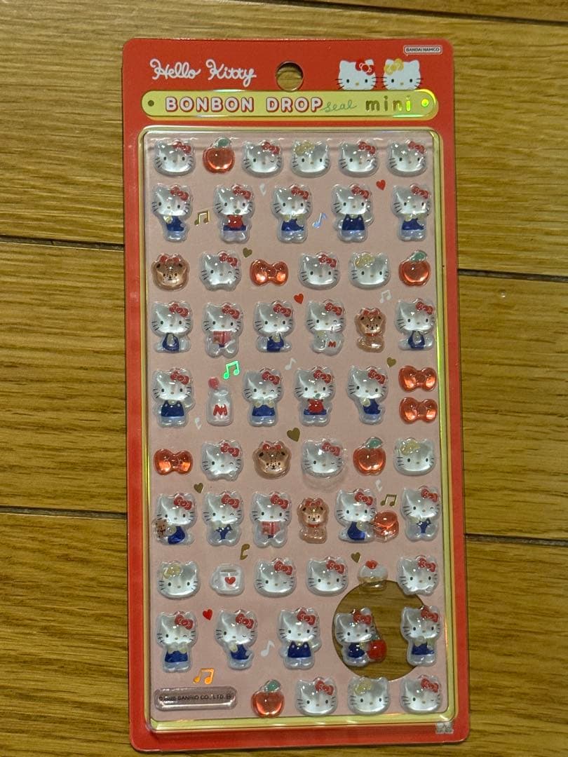 サンリオ　ボンボンドロップシールミニ　7種セット