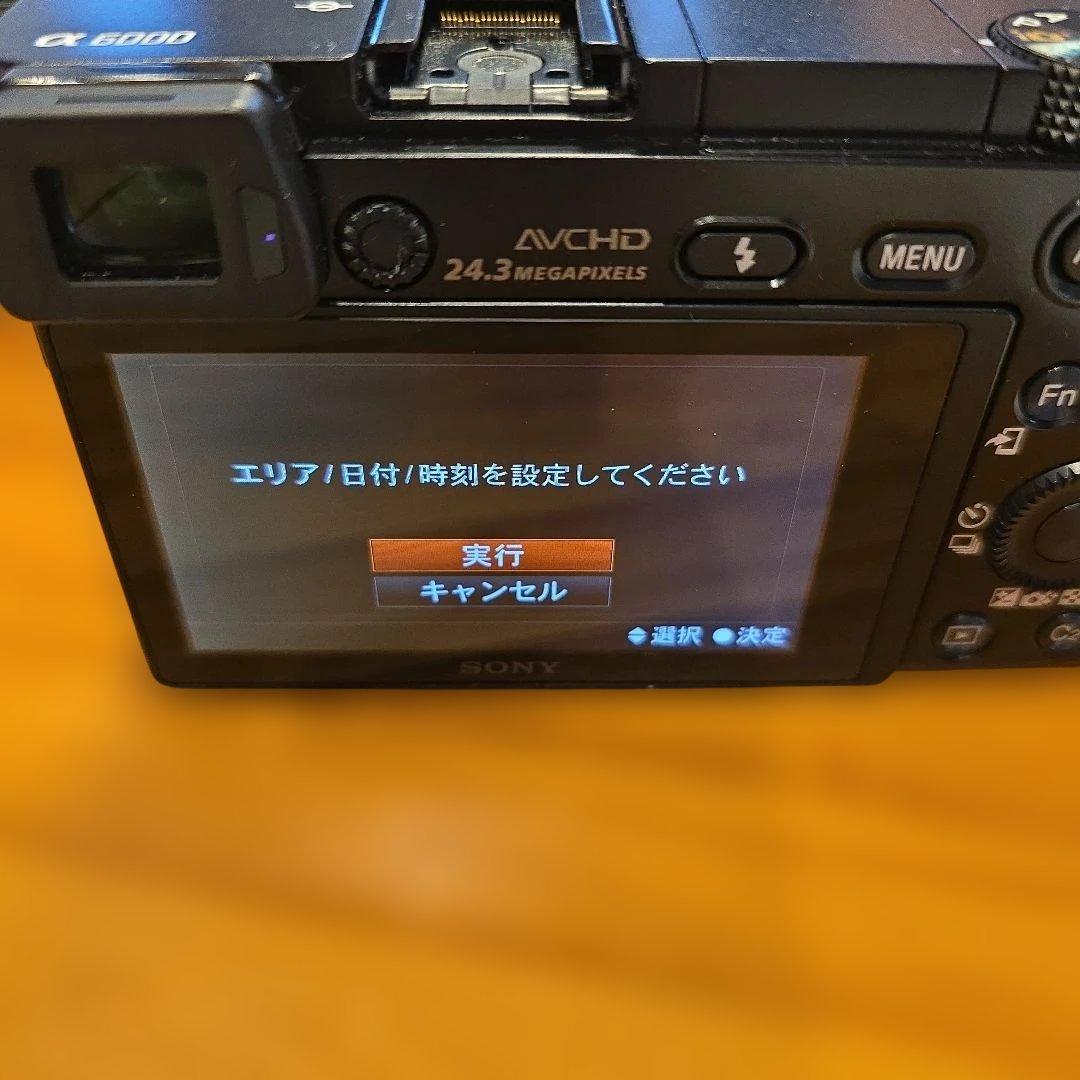 SONY α6000 ILCE-6000Y-B ダブルズームレンズキッド　ソニー