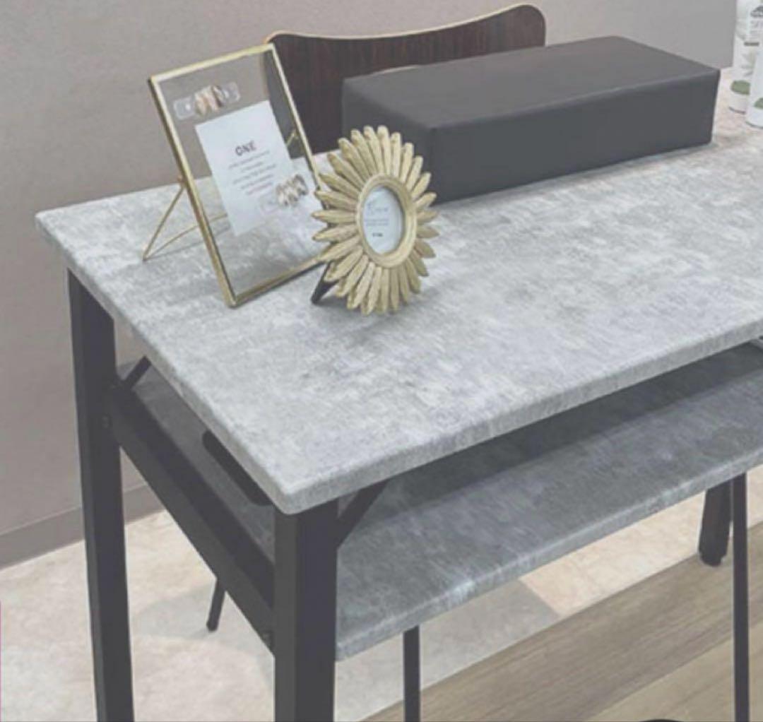 新品　シャレドワ　ネイルデスク　モルタル柄