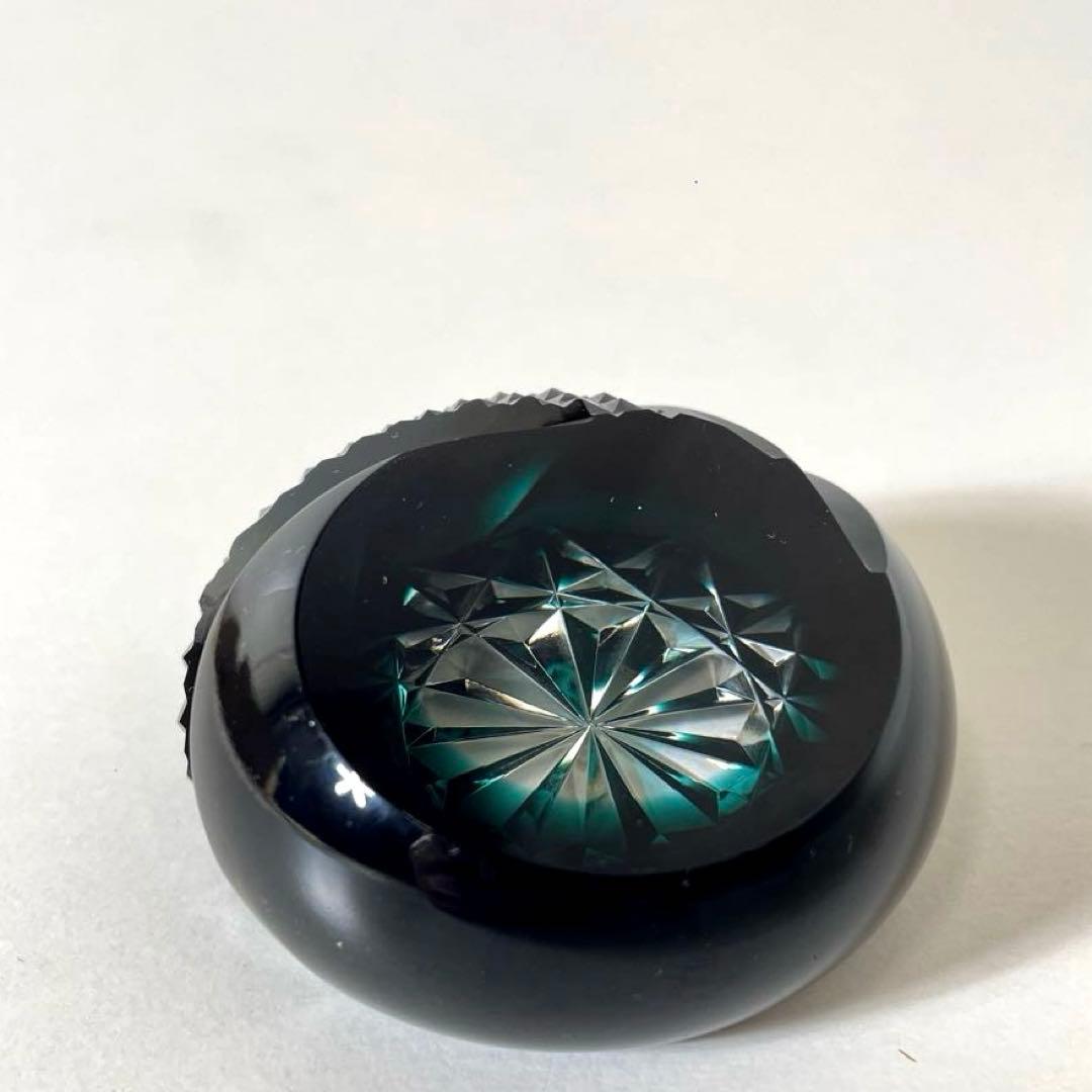 いか #XG506 島津薩摩切子・島津磯斉彬竈・薩摩の雫・切子・文鎮・薩摩