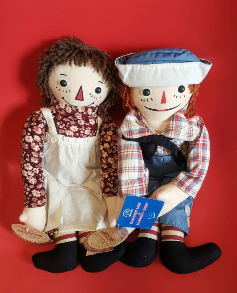 Raggedy Ann & Raggedy Andy ぬいぐるみ