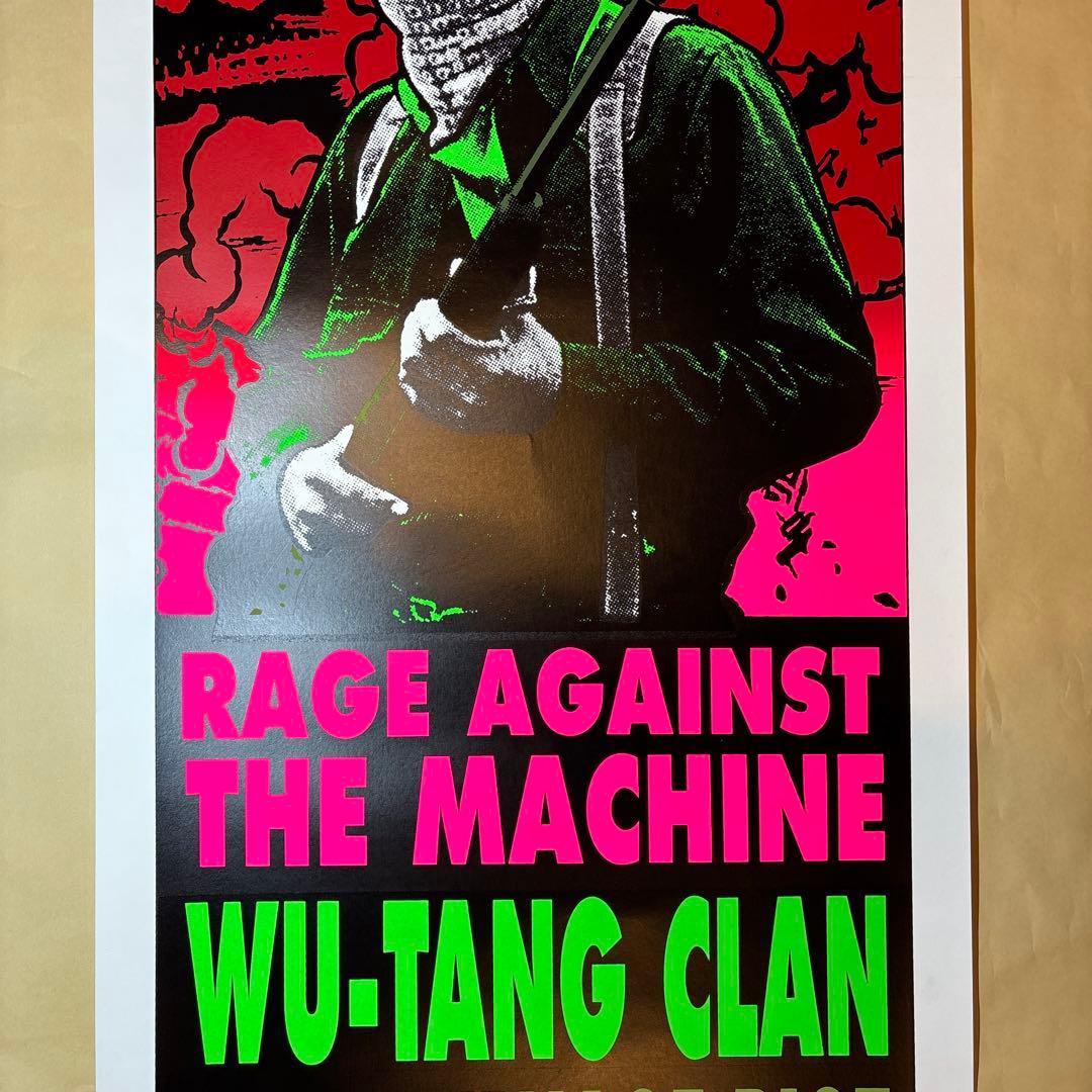 TAZ RAGE AGAINST THE MACHINEシルクスクリーンポスター