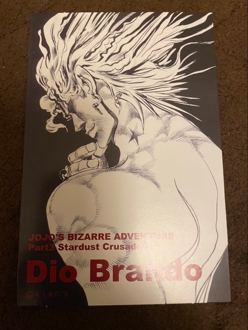 ジョジョ リアルペイントシート ボックス特典 DIO