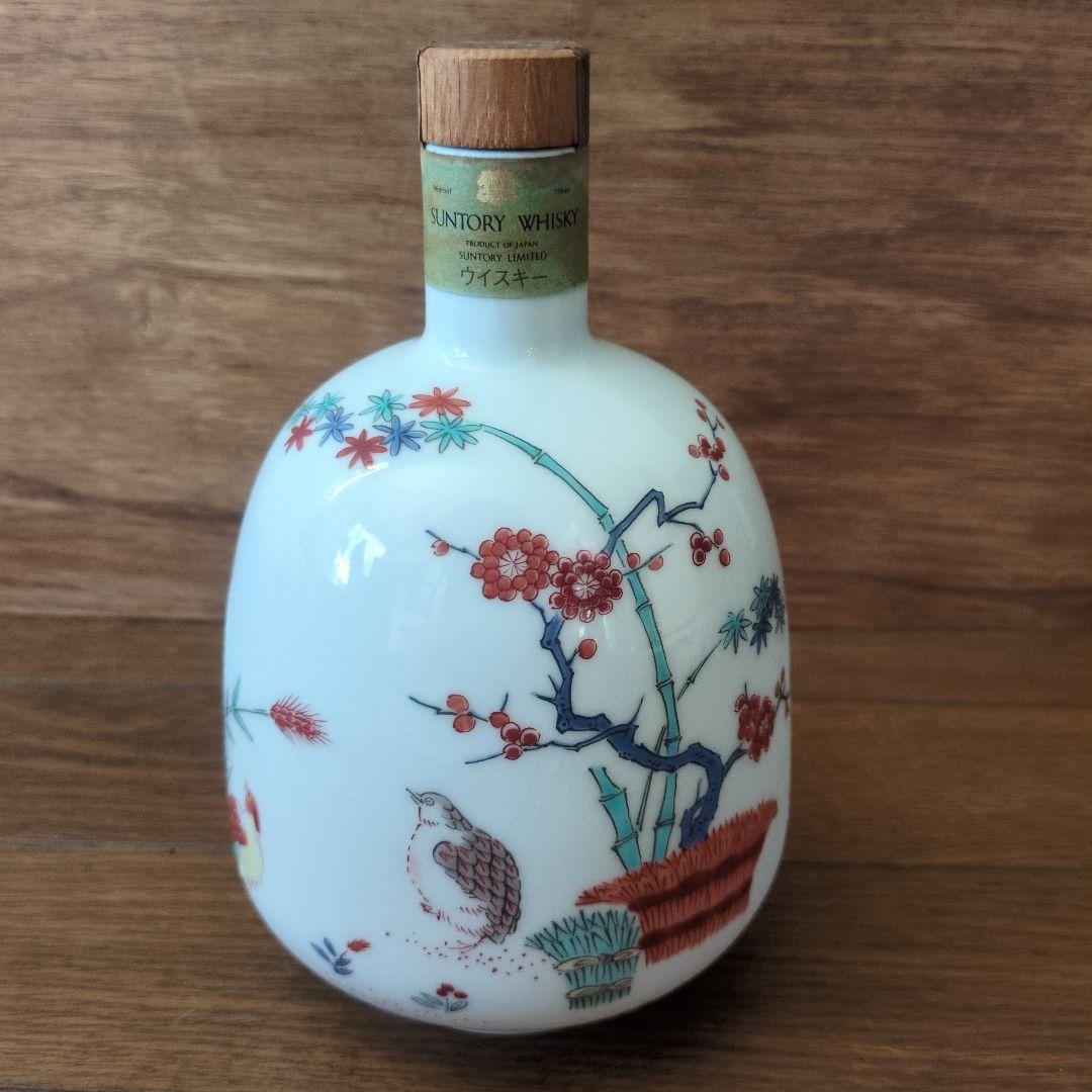 SUNTORY WHISKY 古酒 エイジング 15年 鶉梅新春華 有田焼
