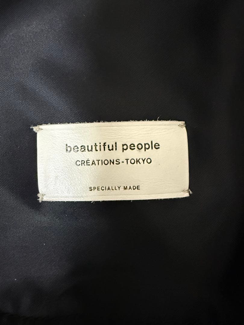 beautiful people NYLONショルダーバッグ/三日月バッグ