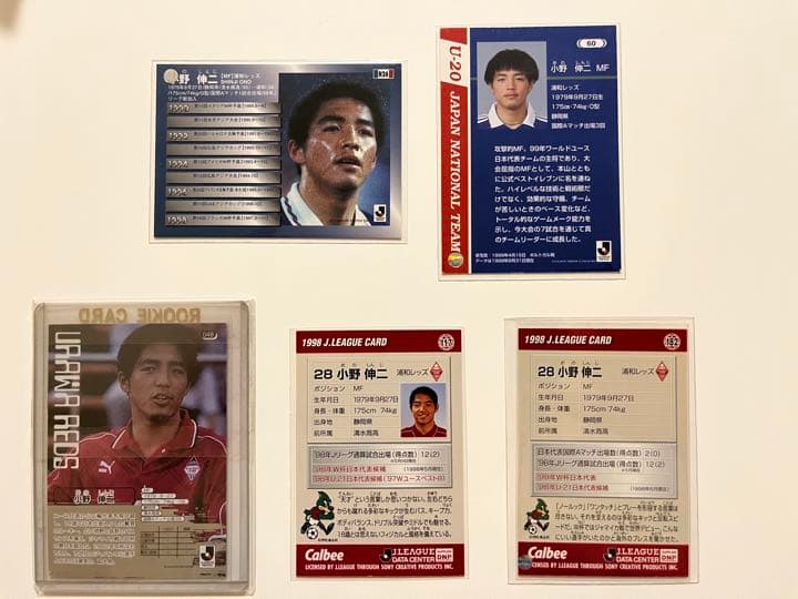 レア！！小野伸二 サッカー 直筆サインカード セット Jリーグ