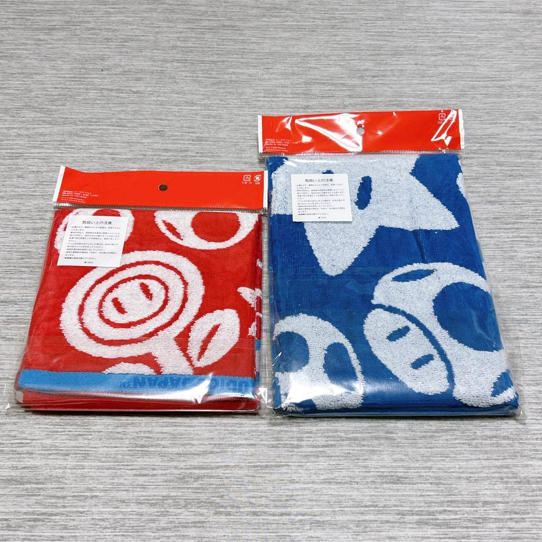 スーパーマリオ　USJ マリオ　フェイスタオル　ハンドタオル　廃盤 新品