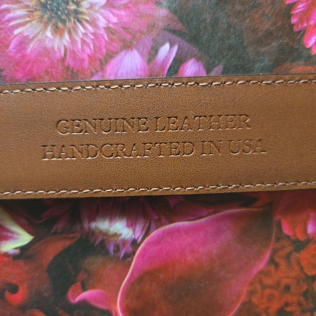 未使用　タグ付き　ブルックスブラザーズ　メンズベルト 革ベルト BROOKS