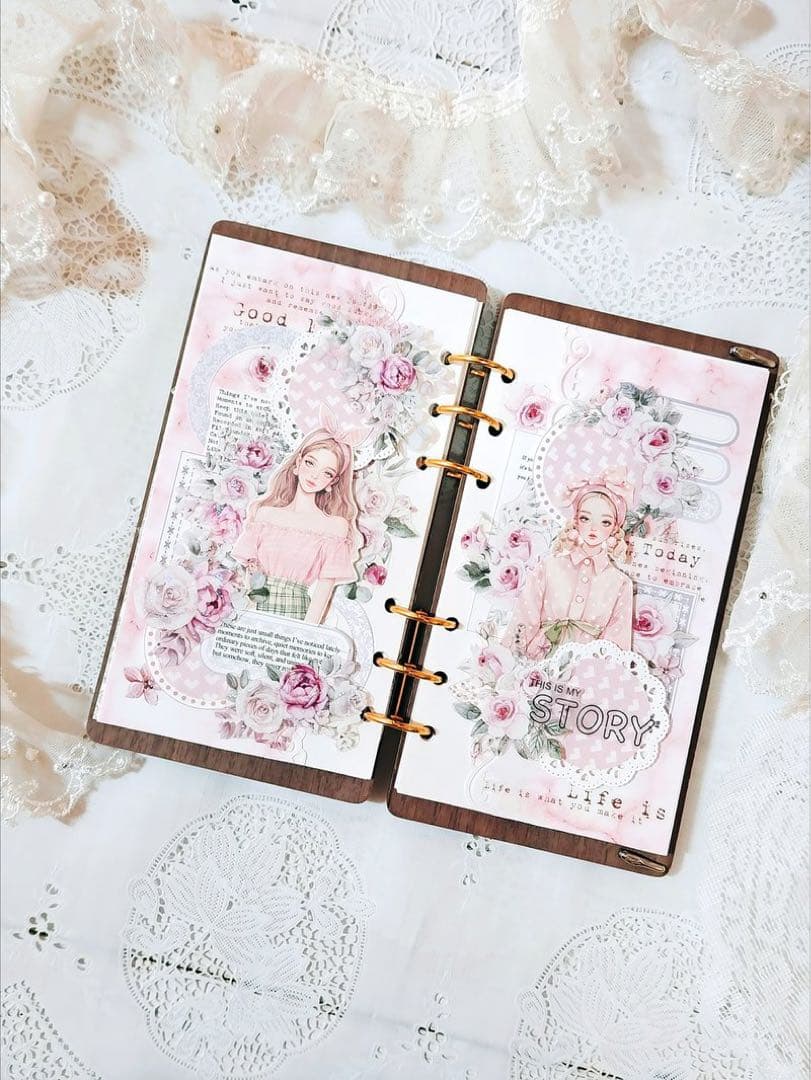 コラージュ素材　紙もの　素材紙　【2689】