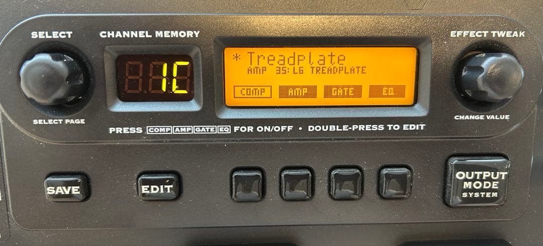 Line6 POD XT LIVE エフェクター、アンプシュミレータ