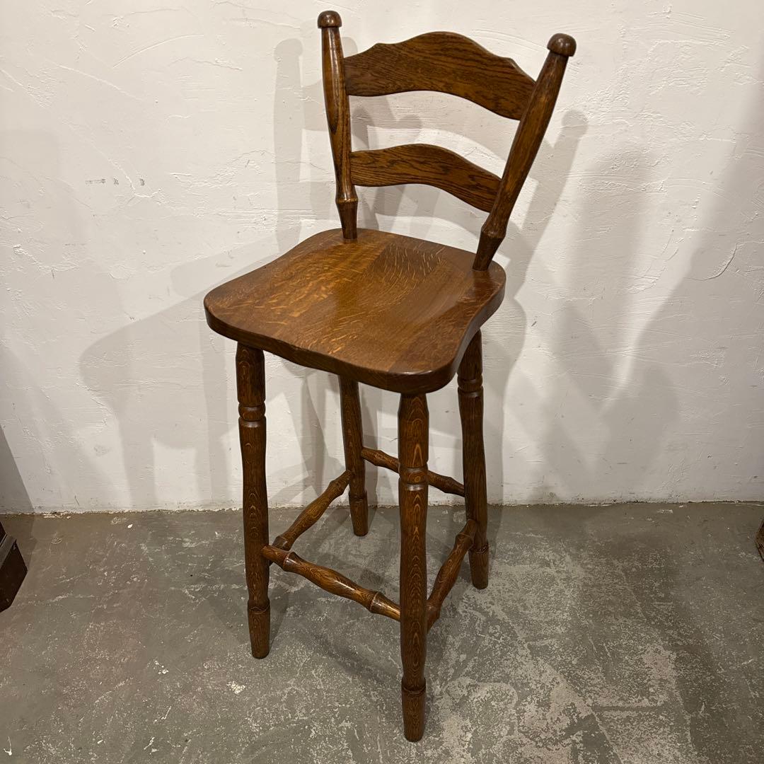 ヴィンテージ　ダイニングチェア　カフェチェア　ハイチェア　1