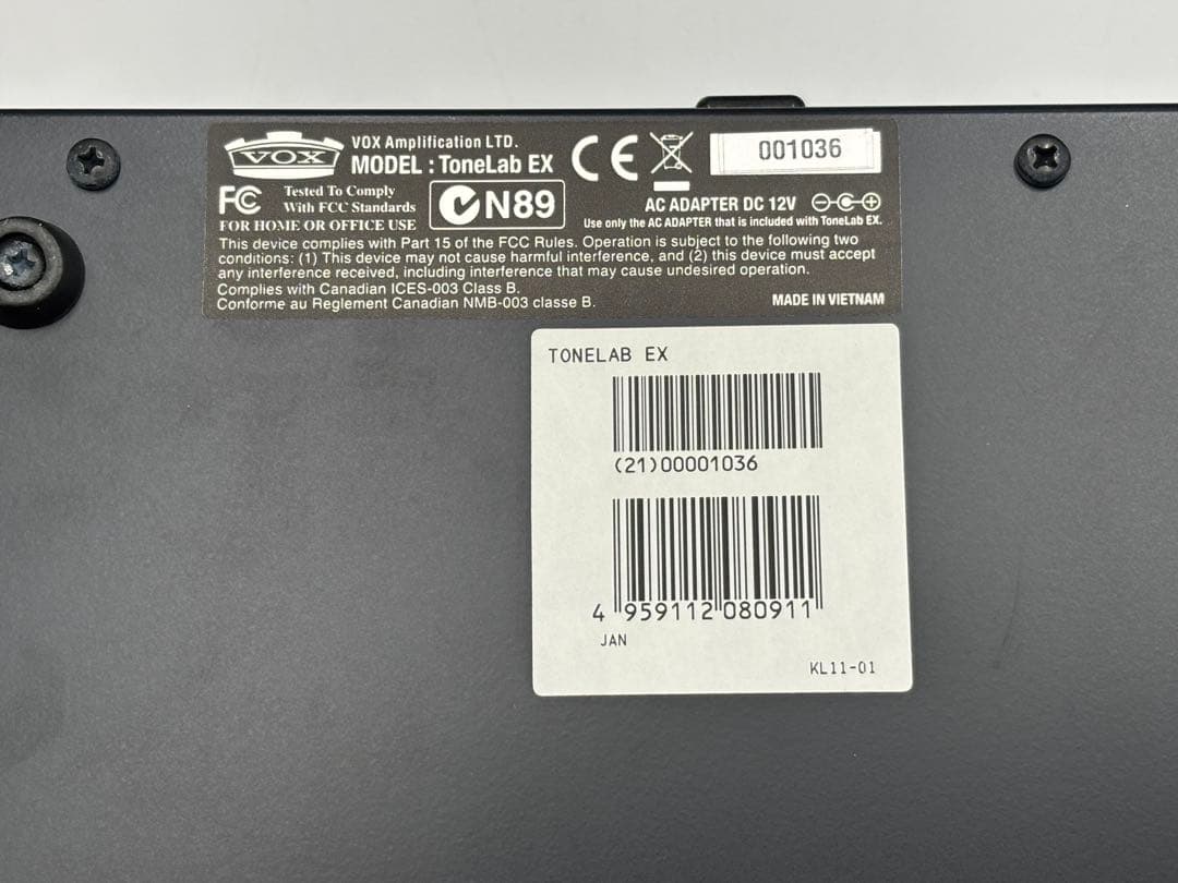 VOX マルチエフェクターToneLab EX