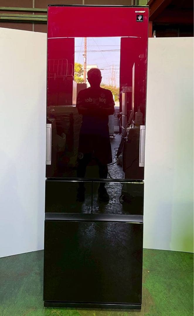 【完動品】SHARP シャープ ノンフロン冷凍冷蔵庫 SJ-GT41B-R