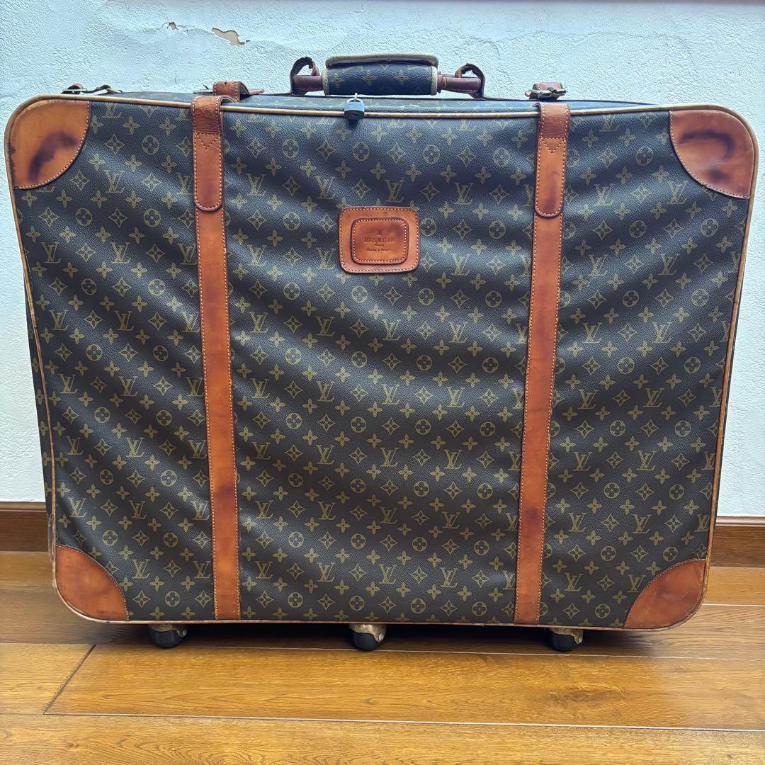 逸品　ルイヴィトン トランクケース　ヴィンテージ　キャスター付　トラベルバッグ