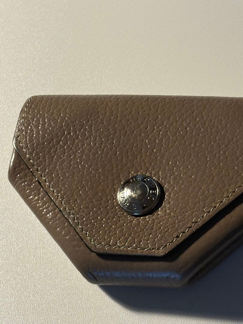 エルメス　小銭入れ　ケース　ベージュ