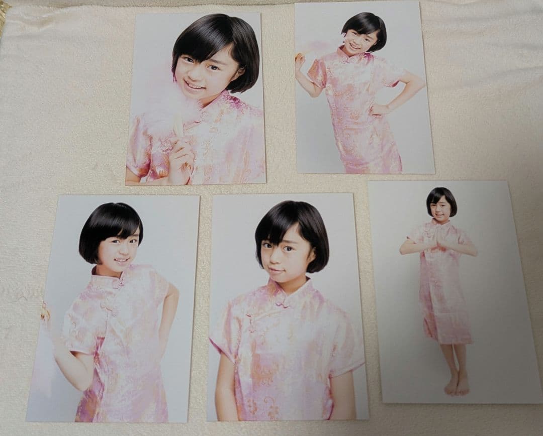 絵森彩　生写真　チャイナドレス　依田彩花