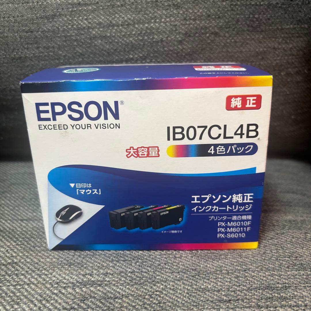 EPSON 純正 IB07CL4B インクカートリッジ 4色パック