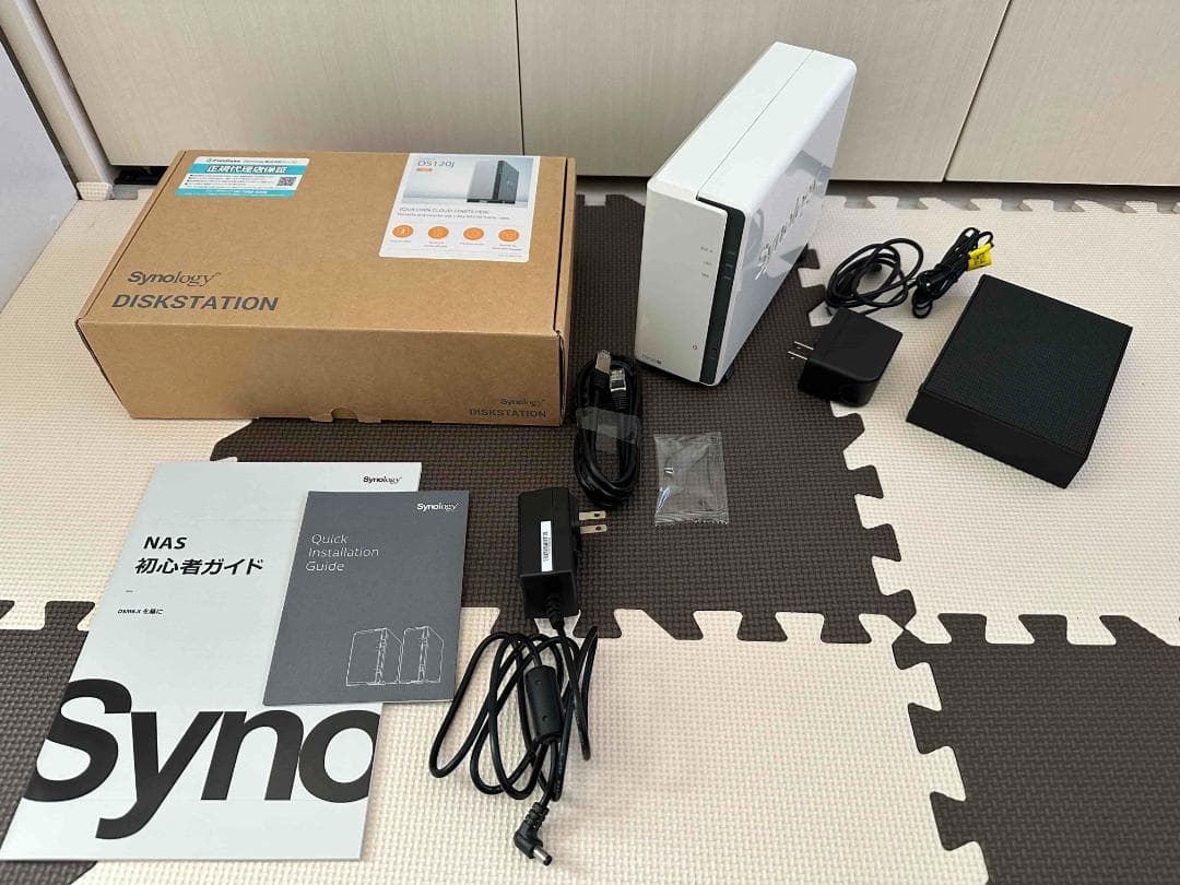 Synology DS120j NAS(6TB)、外付けHDD(6TB)
