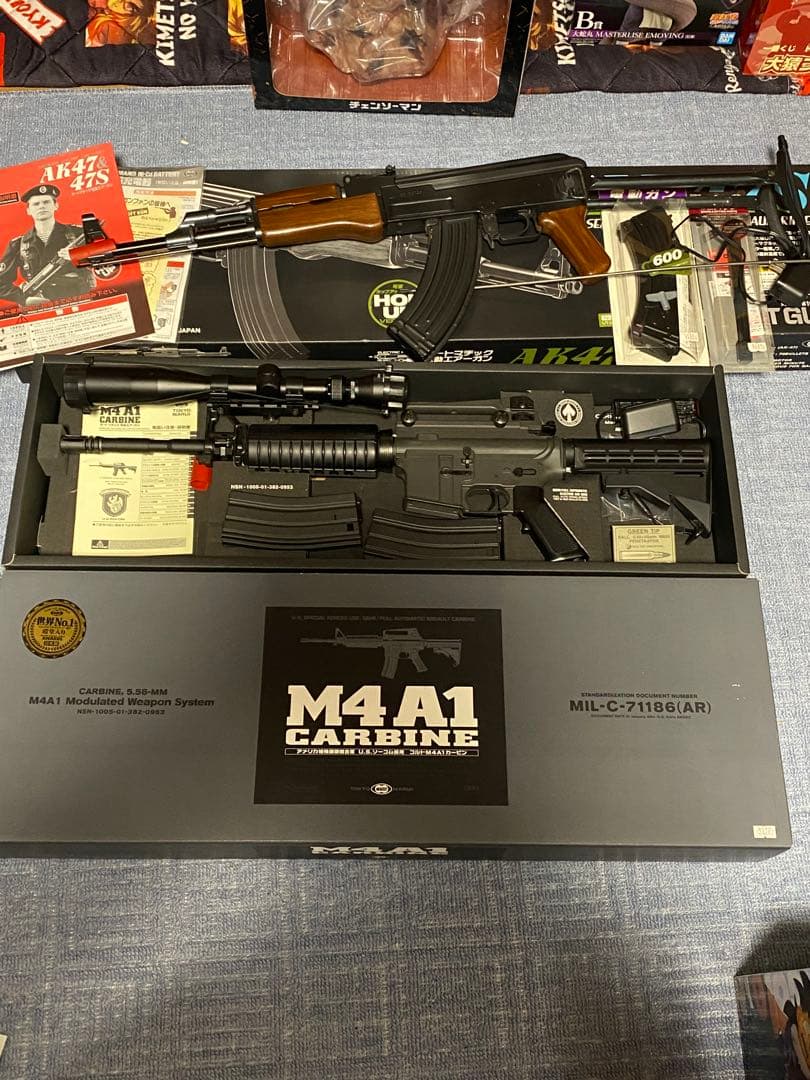 東京マルイ　電動ガン　AK47 M4A1 2個セット