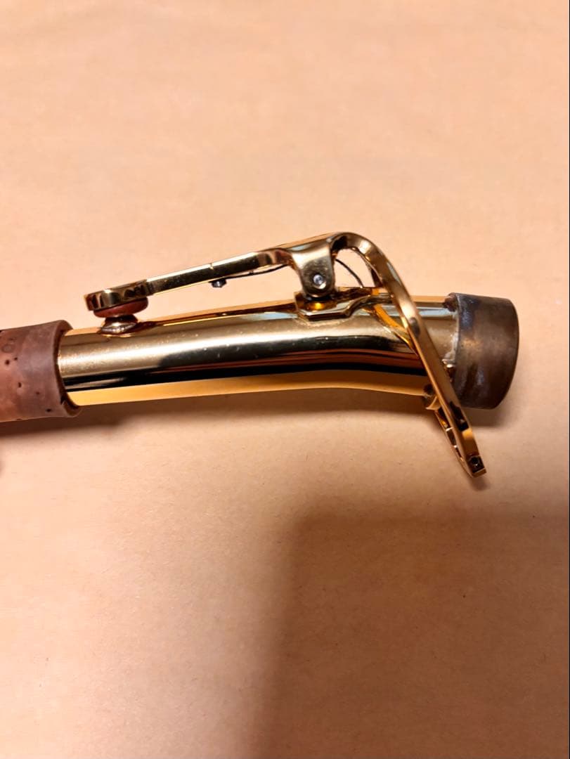 【値下げ！】ソプラノサックス ネック ゴールドラッカー