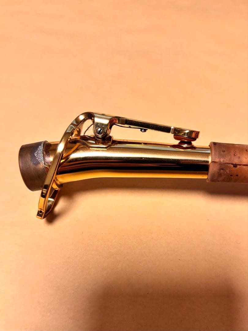 【値下げ！】ソプラノサックス ネック ゴールドラッカー