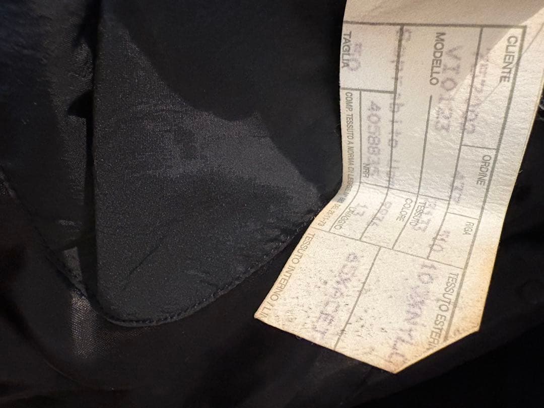 EMPORIO ARMANI 中綿入り 黒 ロングコート Ｌ