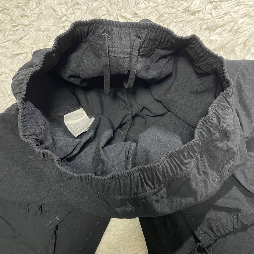 美品 julius untrue; 687PAM1 コントラストレイヤードパンツ