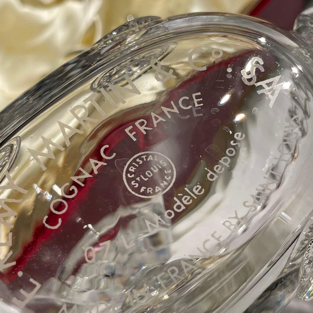 ⑤ Baccarat レミーマルタン ルイ13世 グラス　空瓶 バカラ　箱入り