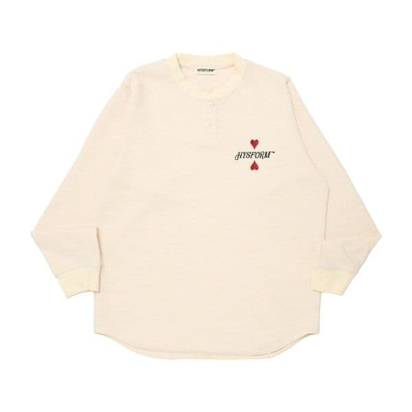 HYSFORM HENRY NECK WAFFLE L/S TEE Tシャツ