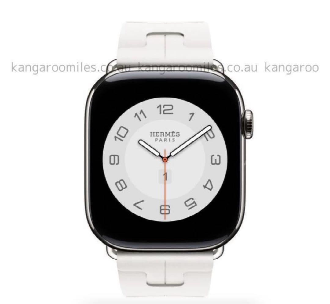 HERMES アップルウォッチバンド シングルツアーKILIM 42 BLANC