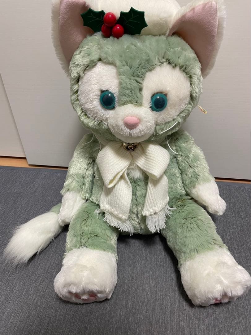 タグ付き　ジェラトーニ　クリスマス　ぬいぐるみ　mサイズ