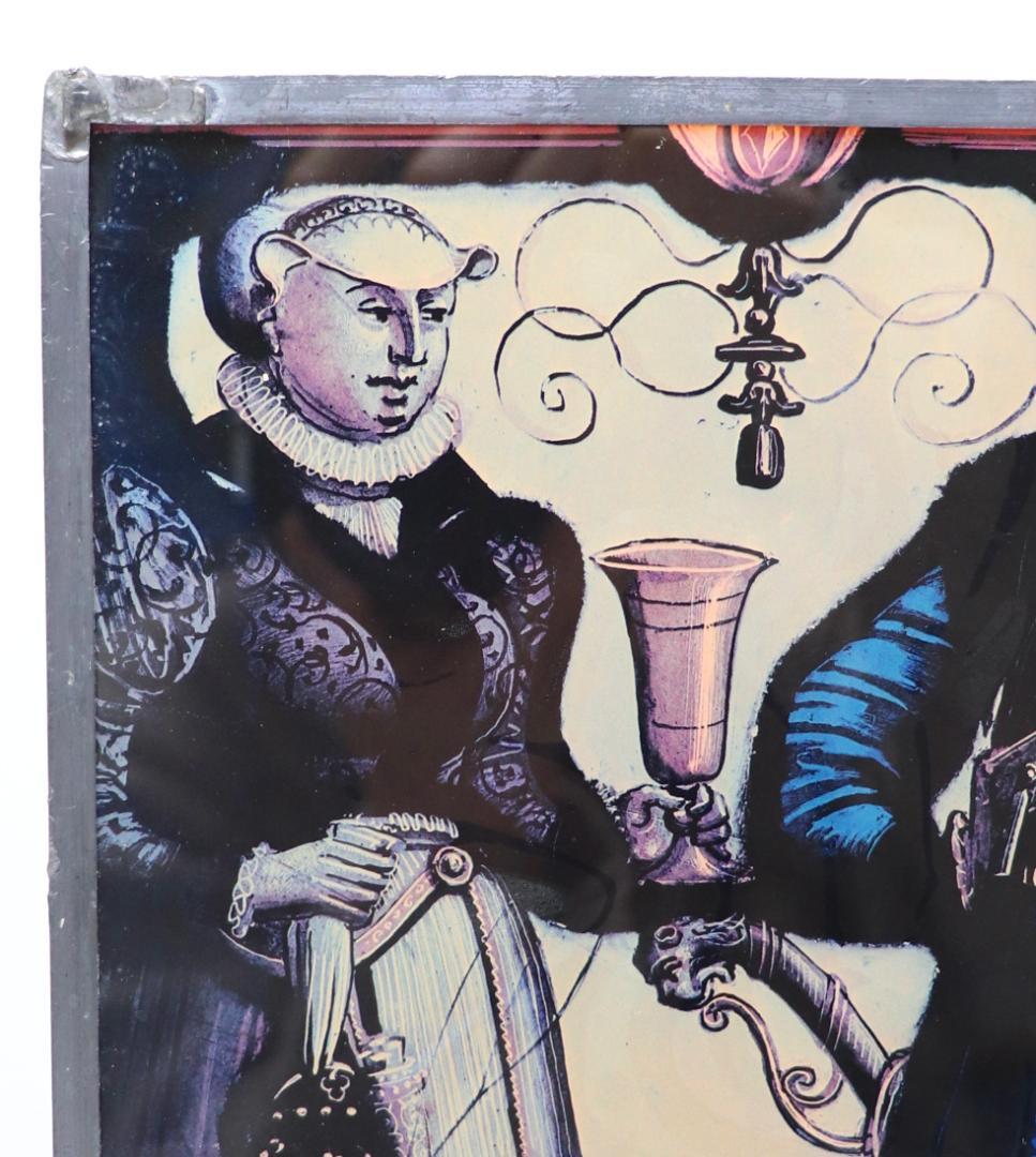 シラー戯曲 ウィリアム・テル 稀少 大型 ヴィンテージ ステンドグラス