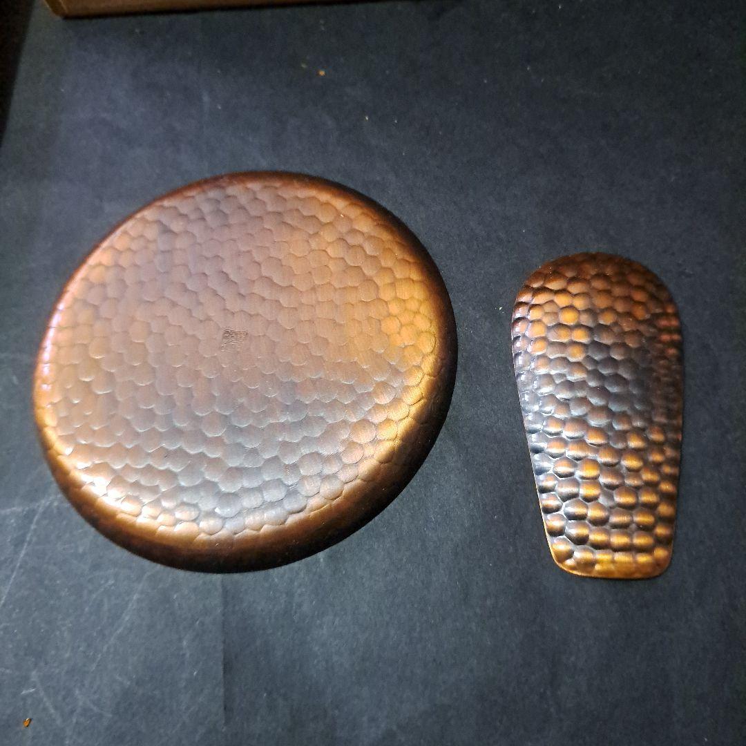 茶器揃　翠玉堂製品　銅製品　瑞煌　共箱付　六点セット　新品　木箱付