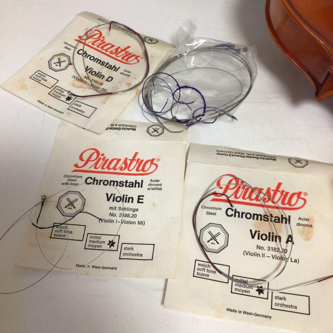 Suzuki Pirastro Chromstahl バイオリン 本体