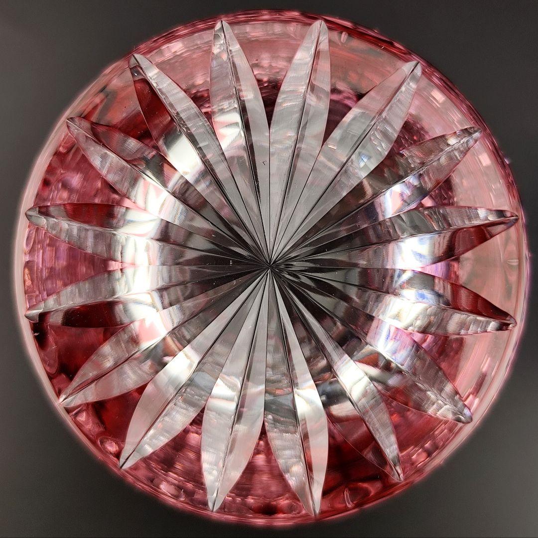 未使用美品☆江戸切子 木村秋男 ペアロックグラス（切子、江戸切子、薩摩切子）