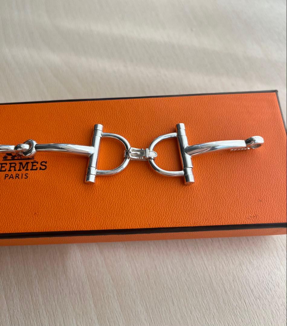♦︎HERMES♦︎モーデコースホースビット ブレスレット　SV ヴィンテージ