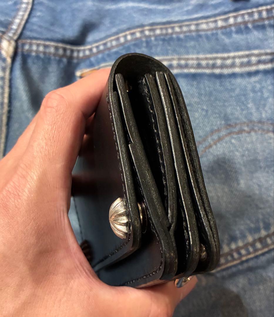 トラッカーウォレット　ショートサイズ　シルバー925アポロコンチョ