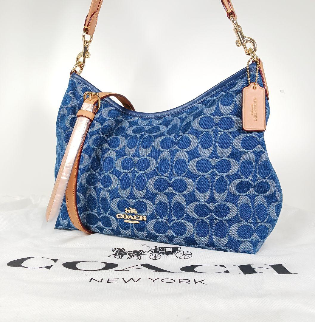 ✨極美品✨コーチ　ローレル　ショルダーバッグ シグネチャーデニム　2way